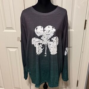 Unbranded Ombré Shamrock Plus Shirt
